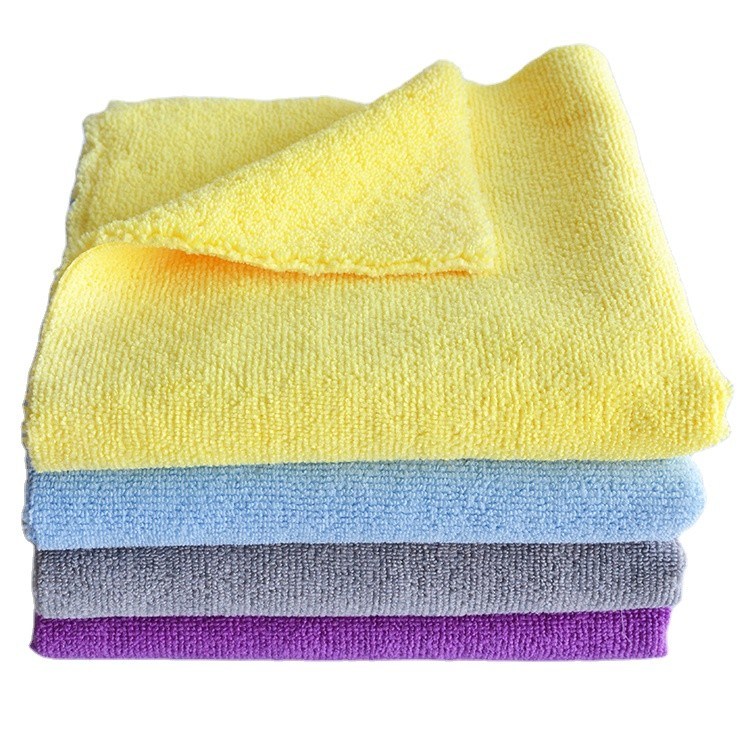 500gsm Super Soft Absorbent Microfiber Wash Cloth Car Cleaning Long And Short Pile