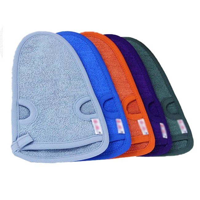 Colorful Silk Original hammam Kessa Exfoliating Glove For Skin Care